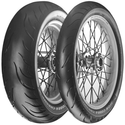 SATZ MOTORRADREIFEN AVON COBRA CHROME 170 80 B 15 83 H 110 90 - 19 62 H