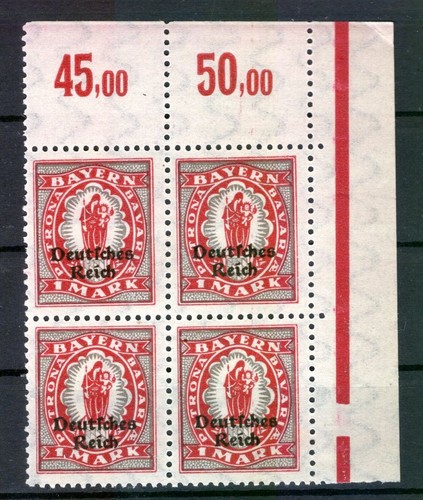 DR-INFLA 129 POR II CORNER EDGE-VB ** MNH MINT NEVER HINGED 360EUR (T6457