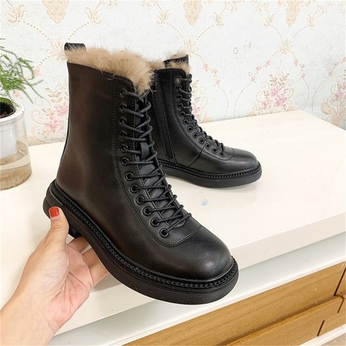 Mid-Calf Winter Snow Boots Fully 
