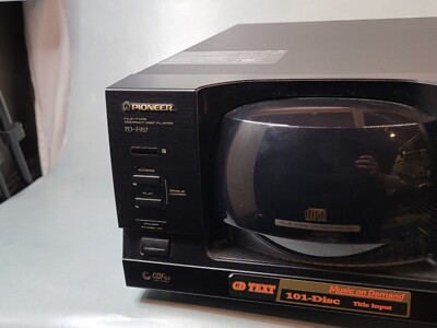 Pioneer PD-F905 Vintage CD Player 101 Disc File Type Changer Japan