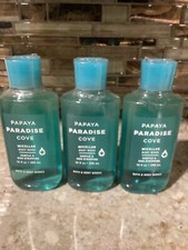 Bath  Body Works PAPAYA PARADISE COVE Micellar Body Wash LOT OF 3 NEW