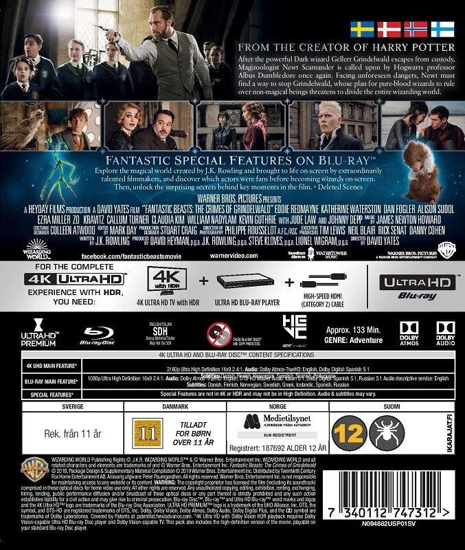 Fantastic beasts the crimes of store grindelwald full movie eng sub