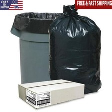 33 Gallon Trash Bags Heavy Duty 100 Count Recycled Plastic Coreless Dispenser US