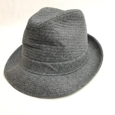 Vintage DOBBS Fedora Men 7 Gray Wool Felt Fifth Avenue New York Rain Resistant