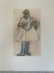 Edgar Degas Dancer charcoal Vintage Fine Art Print