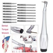 NEW Dental Torque Wrench Universal Implant Wrench Contra Angle 16 Drivers Wrench