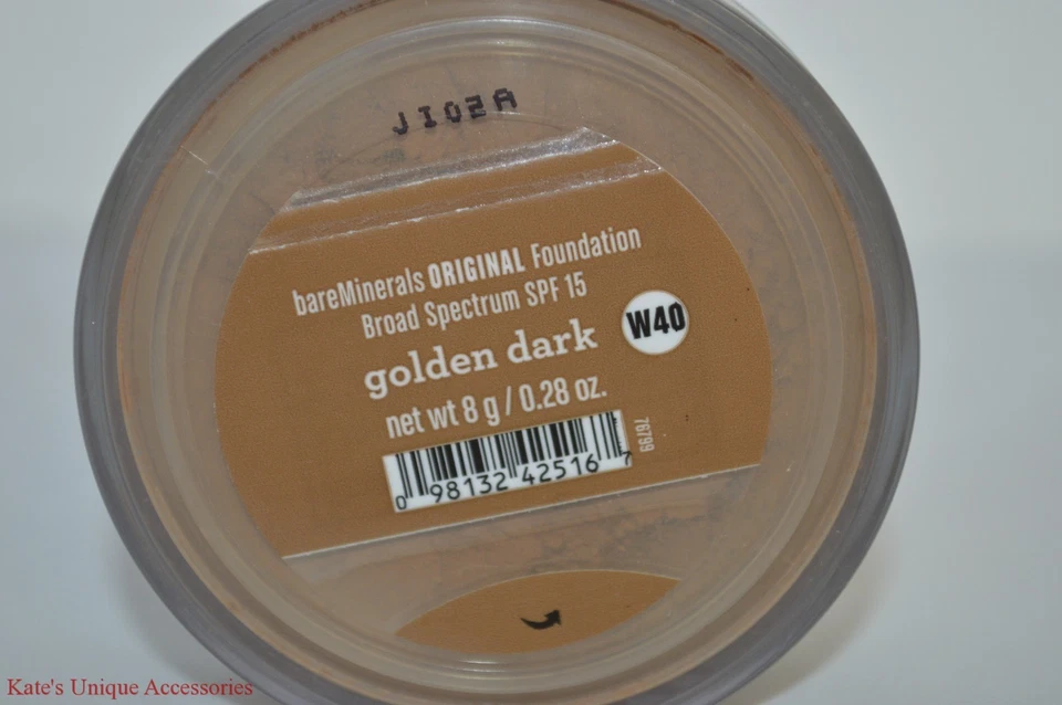 Bare Escentuals bareMinerals original Foundation Golden Dark 8g 0.28oz SEALED - Image 2 of 4