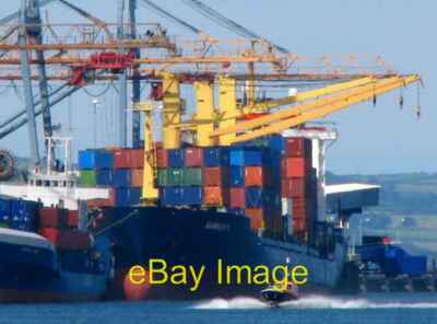 Foto 6x4 Containerschiffe Belfast Queens Island Der Großcontainer sh c2008