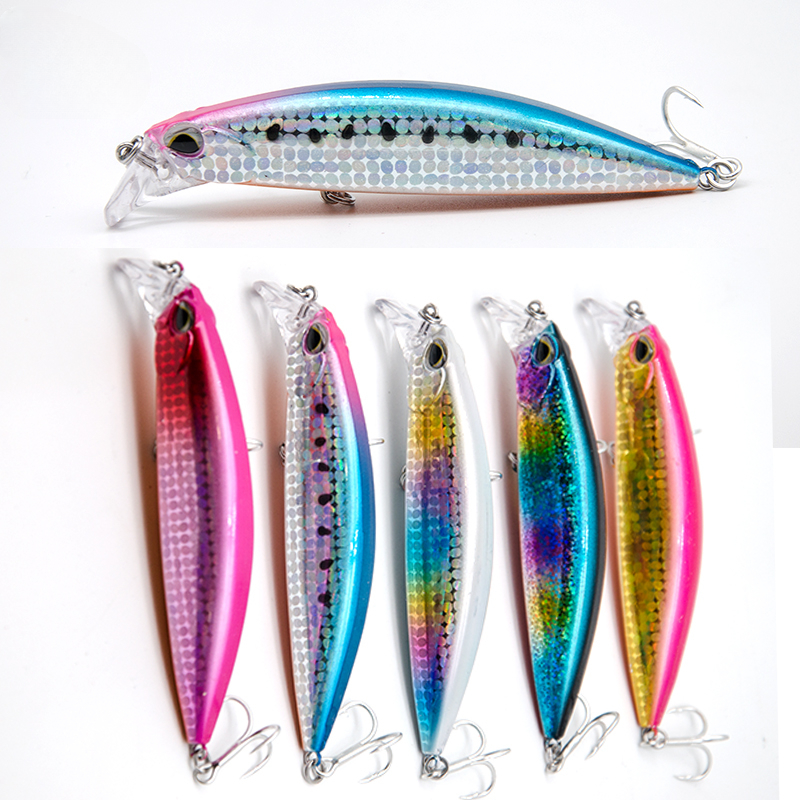 30g shallow diving wobblers minnow jerkbait fishing lure crankbait fake bait