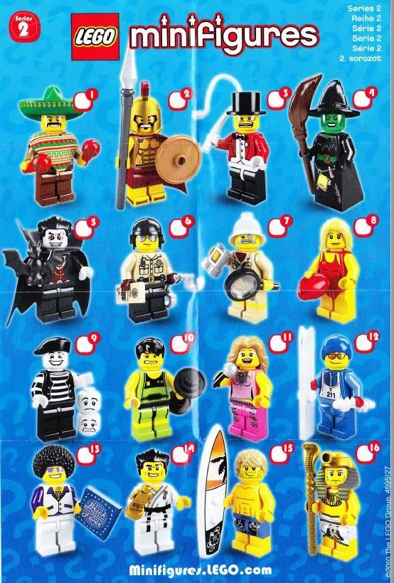 LEGO® 1 Minifigur Pop Sängerin Sammelfigur Serie 2 unbespielt NEU Figur11 8684 - Bild 1 von 1