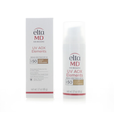 Elta MD UV AOX Elements SPF50 48g 1.7oz EXP 04/26 NEW FAST SHIP
