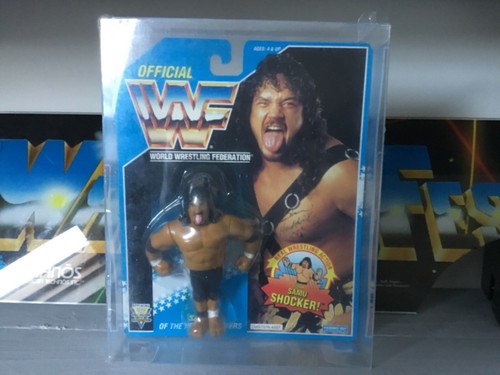 WWF/WWE Hasbro MOC SAMU OF THE HEADSHRINKERS  Vint...