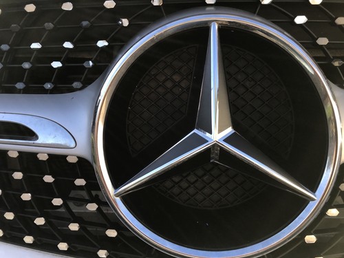 Mercedes Benz GLC GLE GLS Class Matt Black Front Grille Star Badge Decals - Picture 9 of 10