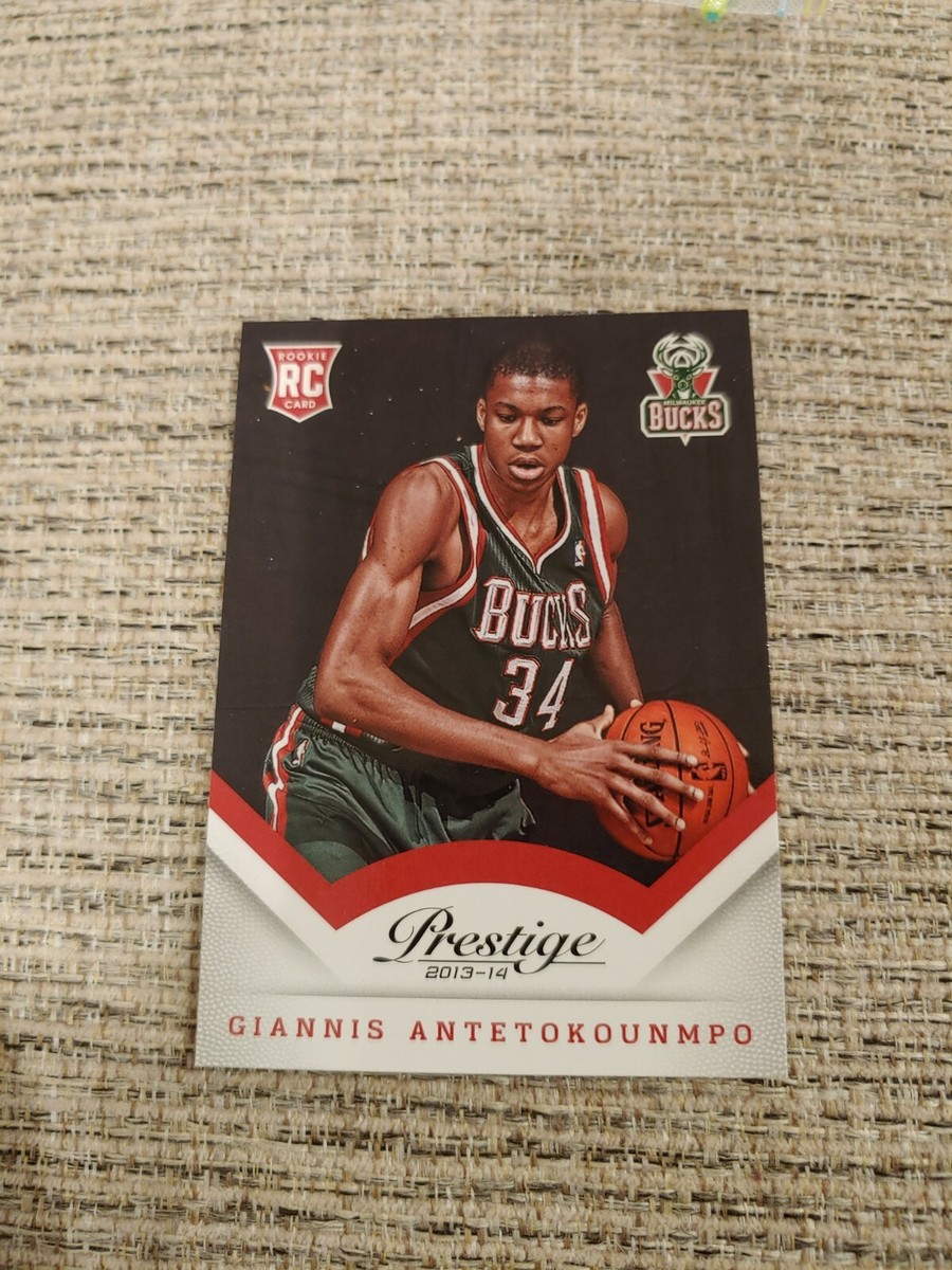 レア Hot 13-14 Giannis Antetokounmpo  RC Giannis Antetokounmpo 2013-14 Panini Prestige RC Rookie Card
