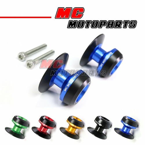 Twall Swingarm Spools Fit Yamaha YZF R1 R1M R6 S FZ1 Fazer XSR900 MT01 MT03 - Picture 5 of 11