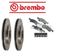 Ford Expedition 3/2-06 Front Brake Rotors With Brake Pads Kit Brembo/akebono on sale Ford Expedition 3/2-06 Front Brake Rotors With Brake Pads Kit Brembo/akebono on sale