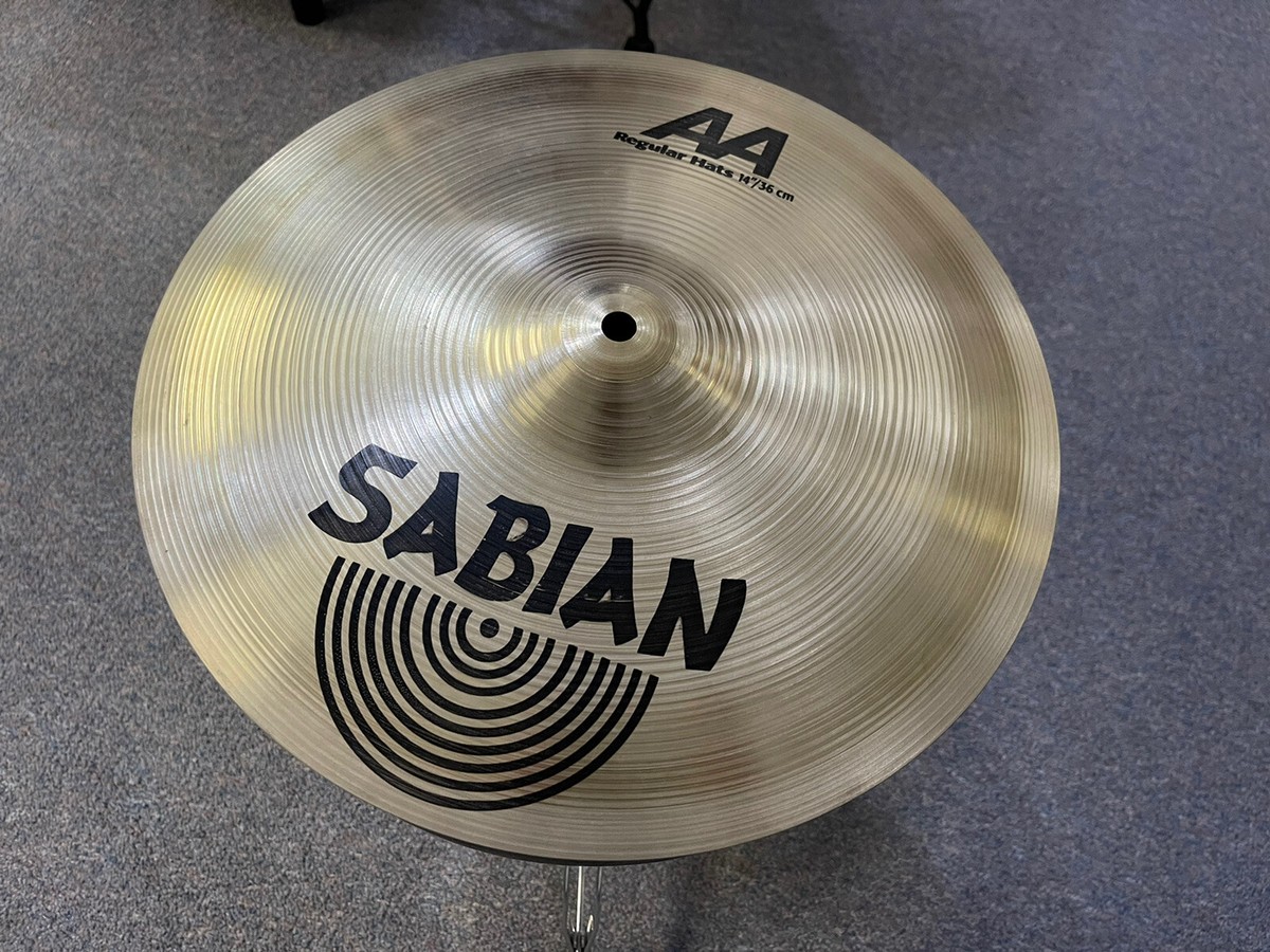 2 SABIAN ライドシンバル AA REGULAR Hats 14/36cm Sabian AA 14