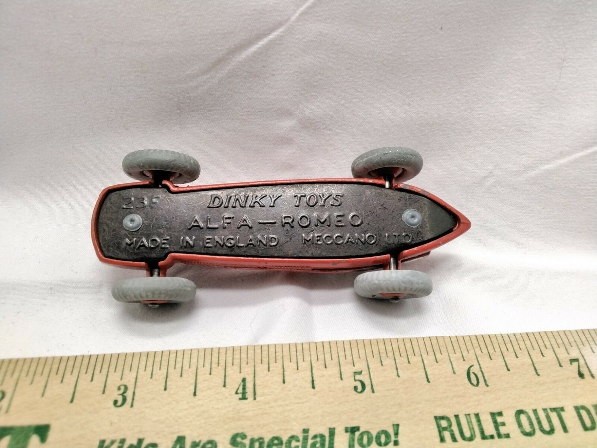 Vintage Dinky Alpha Romeo 23F MADE IN ENGLAND | eBay