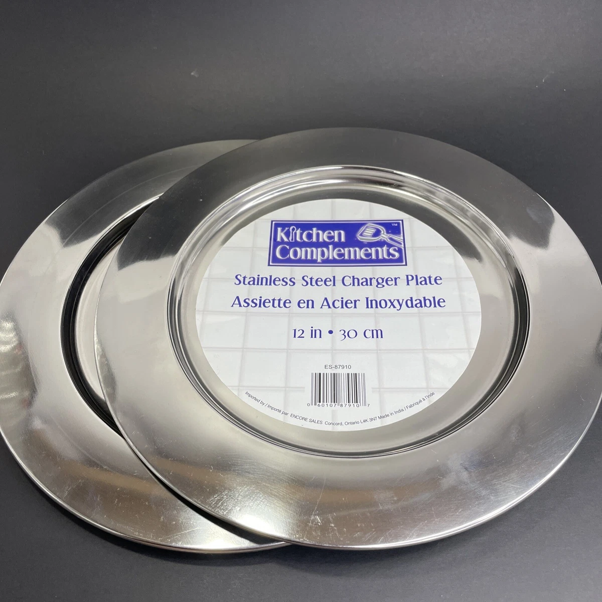 Metal kitchen plates sale