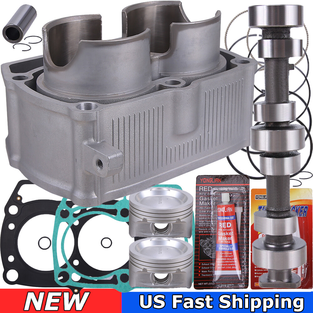 Polaris Ranger 4X4 6X6 2008-2017 Cylinder Piston Gasket Camshaft Rebuild Kit