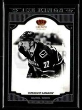 2011-12 Panini Crown Royale Ice Kings Daniel Sedin Vancouver Canucks #4 Ice