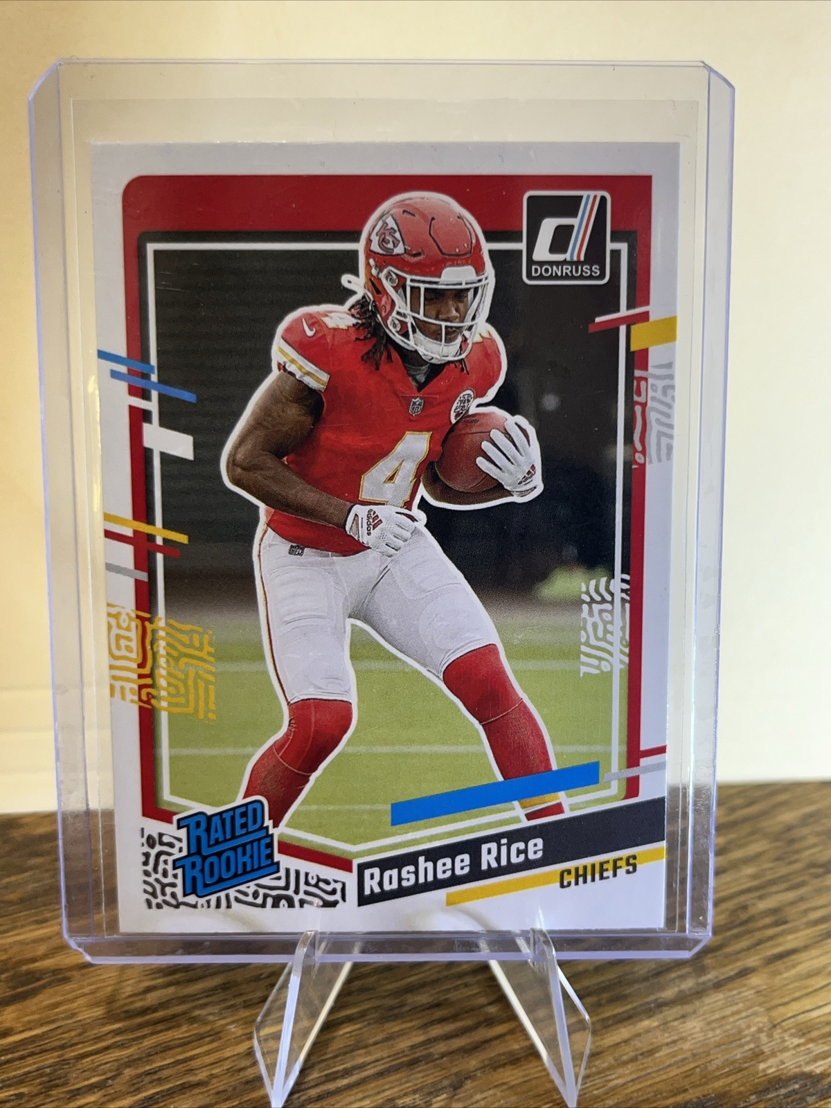 2023 Donruss Rashee Rice Rated Rookie #350 Kansas City Chiefs
