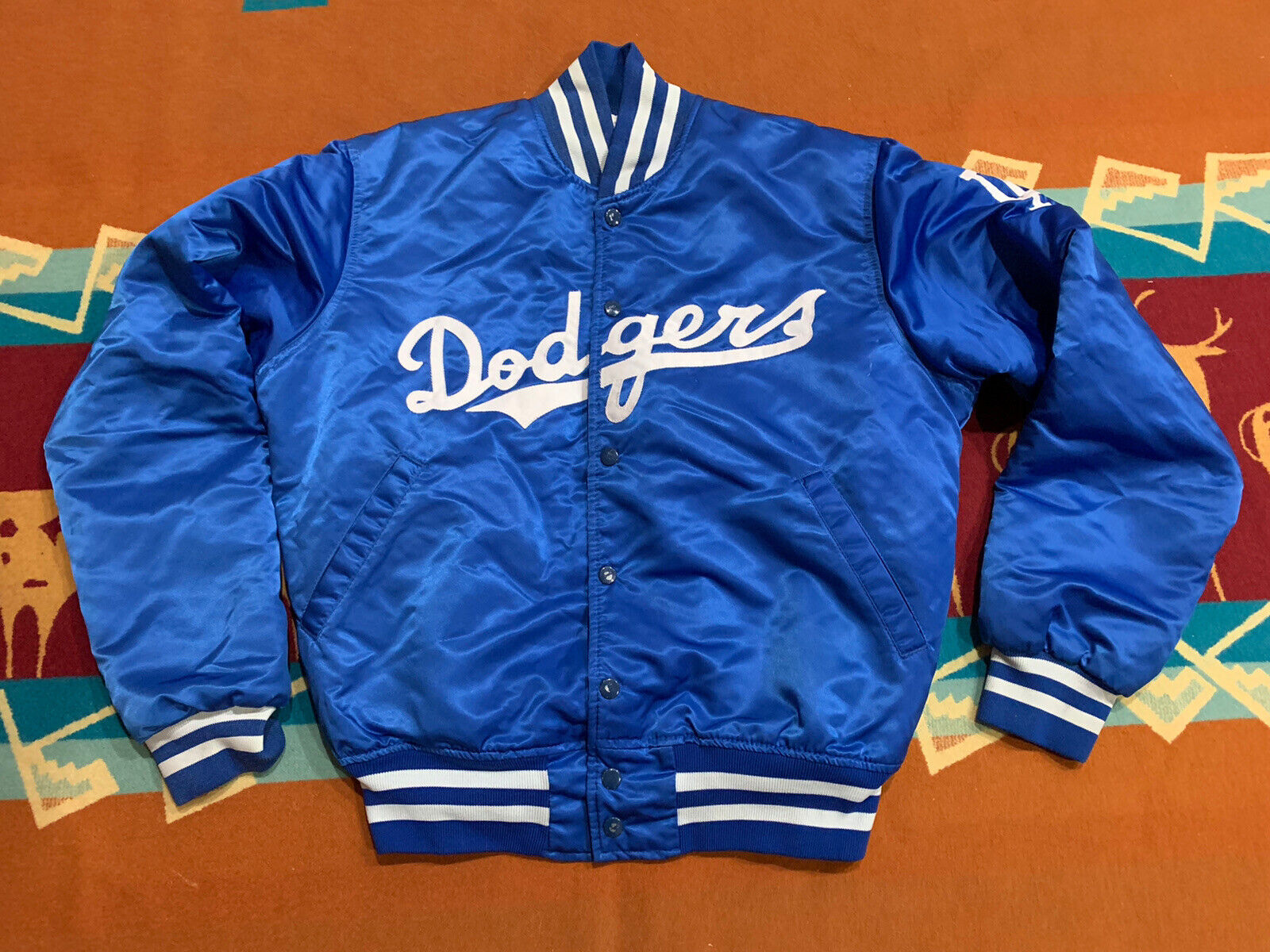 LOS ANGELES DODGERS ALL STAR SATIN JACKET (DODGER BLUE/WHITE)