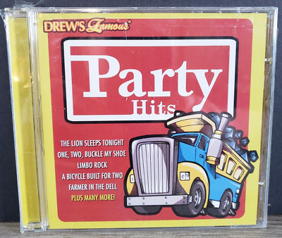 NEW DREW'S FAMOUS PARTY HITS TUTM CD U.S.A. 21 TRACKS KIDS CHILDREN SING-ALONG