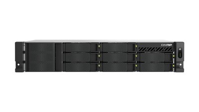 QNAP TS-855eU-8G 8-zatokowy płytki serwer NAS, Intel Atom, 8GB RAM, 2x 2,5GbE RJ