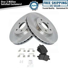 Front Brake Pad & Rotor Kit Premium Semi-Metallic for Chevy Pontiac