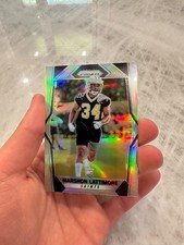 2017 Panini Prizm Marshon Lattimore Silver Prizm Rookie Card RC Saints Commander. rookie card picture