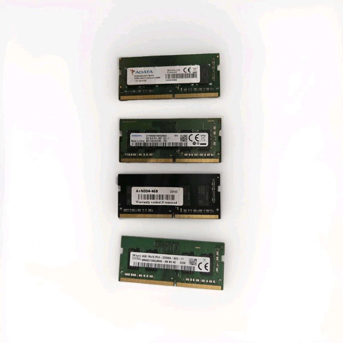 Samsung DDR4 SDRAM 4 GB Capacity per Module Memory (RAM) for sale