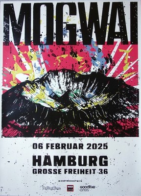 MOGWAI - 2025 - Plakat - Live In Concert - Poster - Hamburg