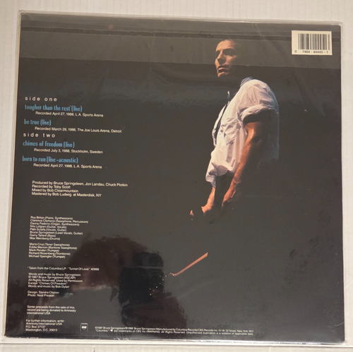 Bruce Springsteen - Chimes of Freedom 12” EP VINYL 1987 Columbia/CBS NEW/SEALED - Picture 4 of 5