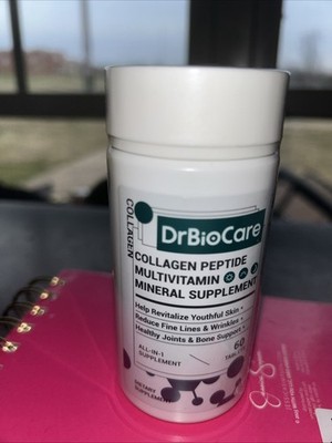 Dr.Bio Care Collagen Peptide Multivitamin 60 Tablets Exp. 3/07/27, New; Sealed.