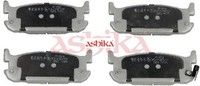 Ashika 51-03-345 Bremsbelagsatz FüR Scheibenbremse Bremsbelagsatz FüR Mazda