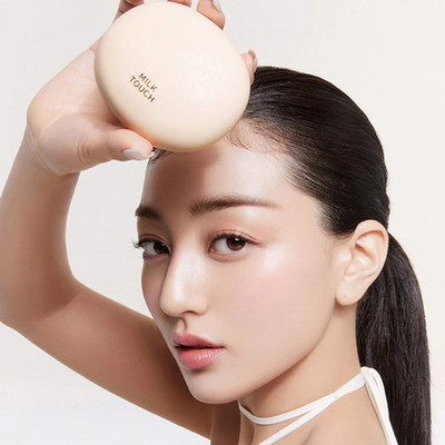 Milk Touch All-Day Skin Fit Soft Velvet Cushion SPF 50+ PA+++  14g + Refill 14g