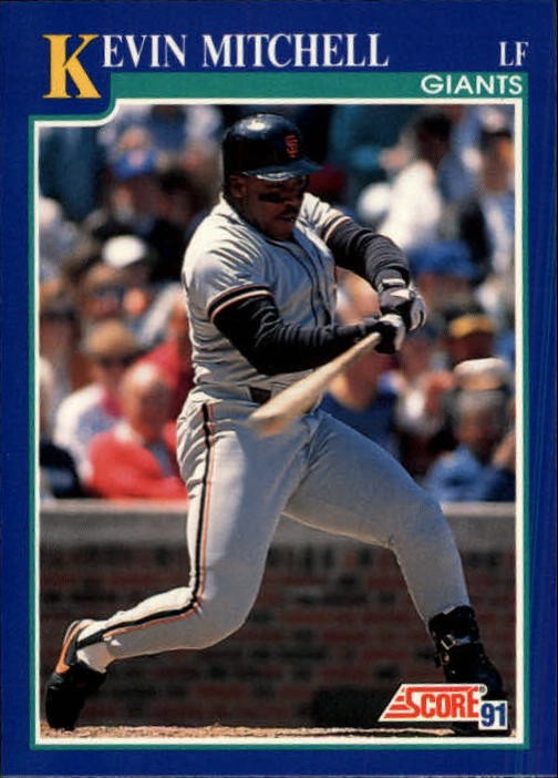 1991 Score #451 Kevin Mitchell - BB