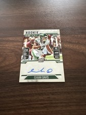 2024 Isaiah Davis Contenders Optic Silver Auto NFL Rookie Card # 163 Jets NM. rookie card picture