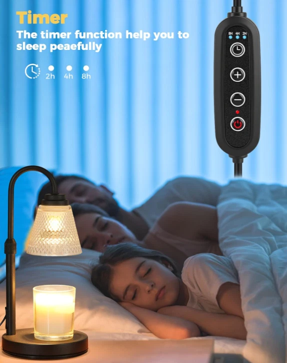 Lámpara calculadora de velas con temporizador y regulador, decoración para hogar Foto 4 de 4