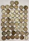 Roll of 50 Silver Roosevelt Dimes $5 Face Value 90% Silver Coins Mixed Dates