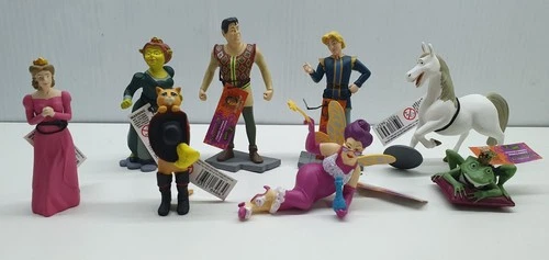 Shrek 2 Figurine 2007 Ltd Edition Figure Set Series 2 Puss Charming Fairy Frog