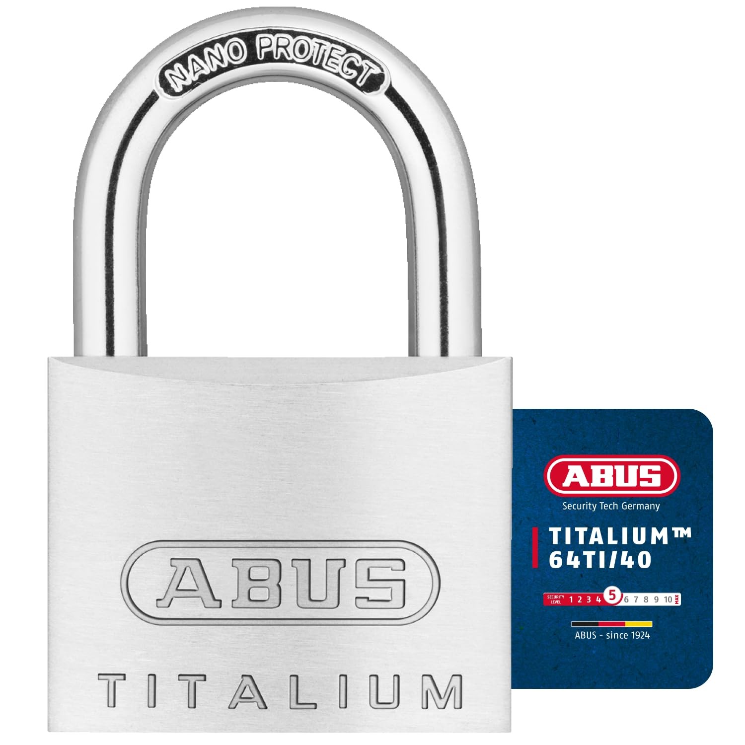 Abus 569548 - Lucchetto Titalium 64TI/40 47jP