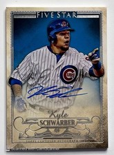 2016 Topps Five Star Kyle Schwarber #FSA-KS On Card Auto Rookie RC Autograph