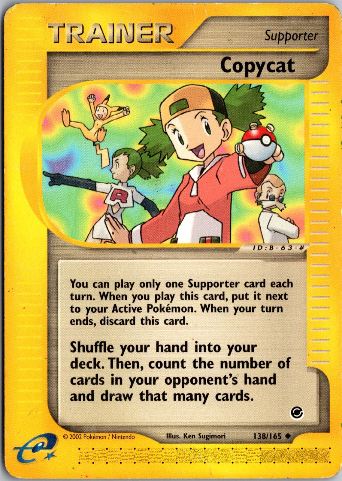 Copycat 138/165 Uncommon Expedition Base Set Pokemon Heavily Played