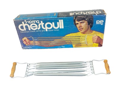 Vintage DP 5-String ChestPull Resistance Springs With Original Box