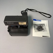 Polaroid OneStep CloseUp 600 Series Instant Film Camera Black/Manual Untested