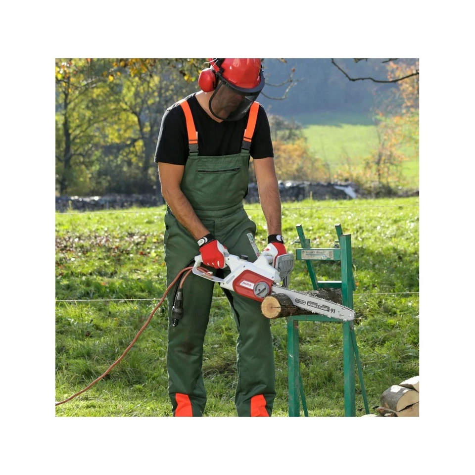 Motosega Elettrica 2200 W Guida Trilink 40 Cm Lubrificazione Automatica IKRA - Immagine 2 di 4