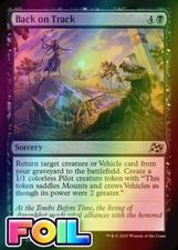 x1 Back on Track DFT Aetherdrift MTG 76 FOIL UNCOMMON M/NM 1x