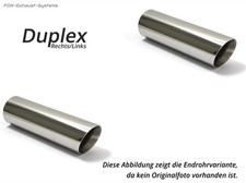  Edelstahl Sportauspuff Mazda CX-5 Diesel inkl. 4x4 je 100mm doppelwandig